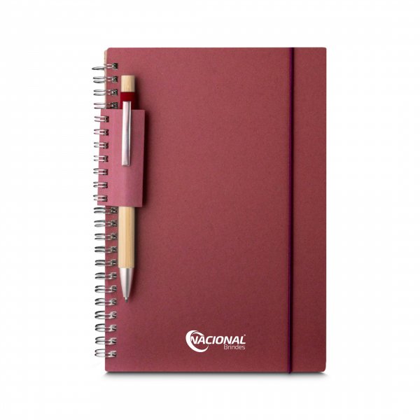 Caderno Com Capa Em Papel 100% Reciclado