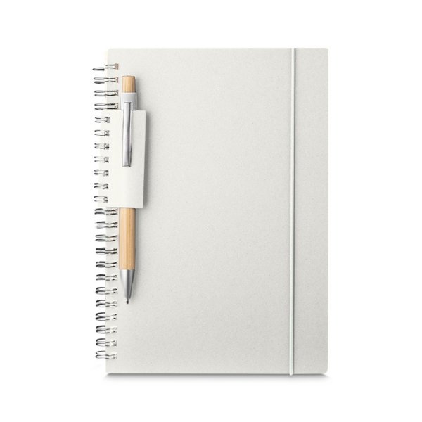 Caderno Com Capa Em Papel 100% Reciclado