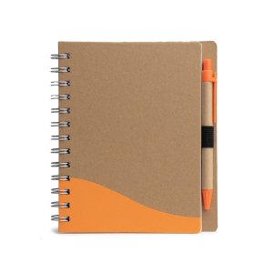 Caderno Ecológico Com Detalhe Texturizado