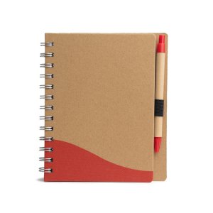 Caderno Ecológico Com Detalhe Texturizado