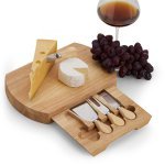 Kit Queijo Com Gaveta Para Utensílios