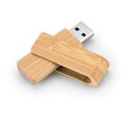 Pen Drive Em Bambu Com 16GB